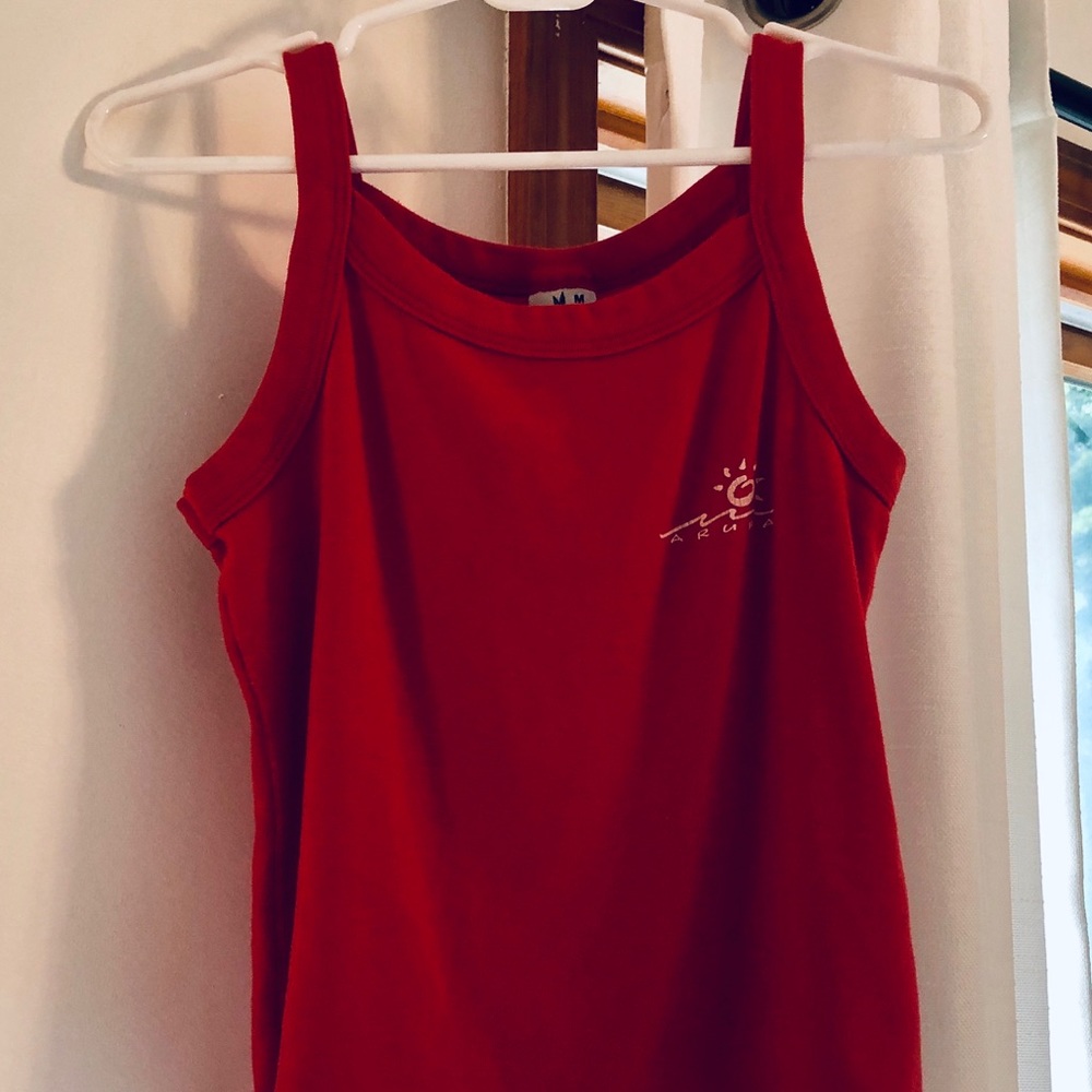 Aruba Tank Top in Red